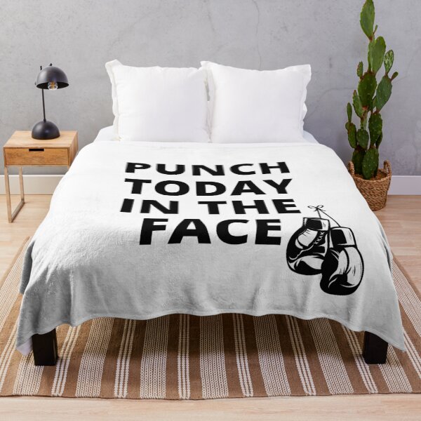 Item preview, Punch Today in the face designed and sold by wildwhimsical.