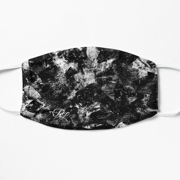 Black and White Abstract Flat Mask