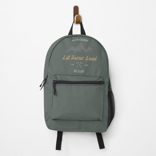 Item preview, Let go Let God Let Jesus Lead Mountain scape logo designed and sold by Grow_through_ Faith.