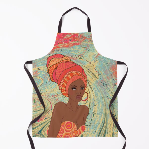 Item preview, Orange Abstract African Aesthetic designed and sold by LaceRenee.