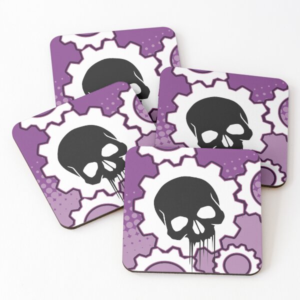Item preview, A Clockwork Skull in Purple designed and sold by iscaStudioArt.
