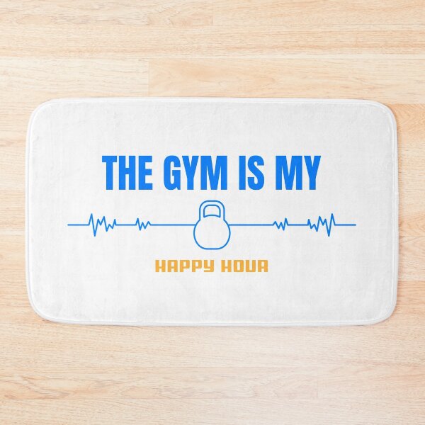 Item preview, The Gym Is My Happy Hour - Funny Gym designed and sold by GymWearDepot.