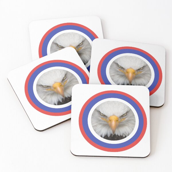 Item preview, The Eagle in a red, blue, white circle designed and sold by DIBS2021.