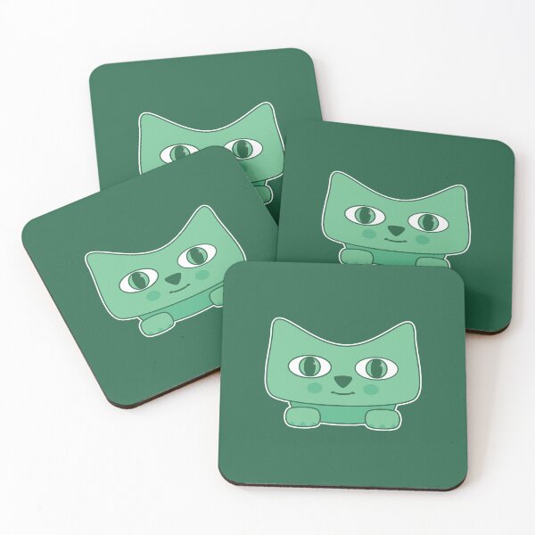 Item preview, Cute Shamrock Green Cat designed and sold by Alec Buchan.