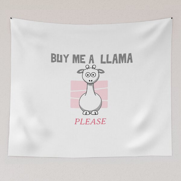 Item preview, Buy me a Llama Please  designed and sold by DesignerCate.