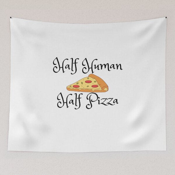 Item preview, Half Human Half Pizza designed and sold by ChewingArts.