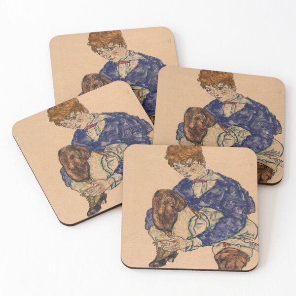 Item preview, Egon schiele - Seated Woman designed and sold by Vivanne-art.