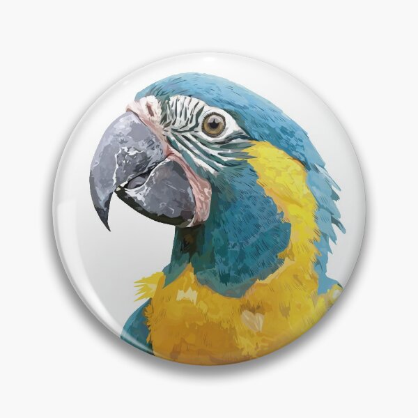 Item preview, Bluebeard macaw designed and sold by obscurite.