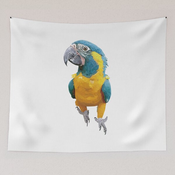 Item preview, Bluebeard macaw designed and sold by obscurite.