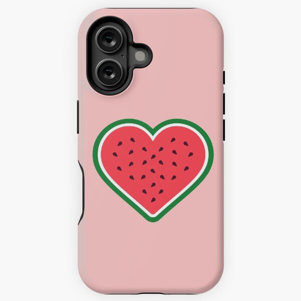 Item preview, Heart Watermelon | Pink BG designed and sold by ClaudiaGrosso.