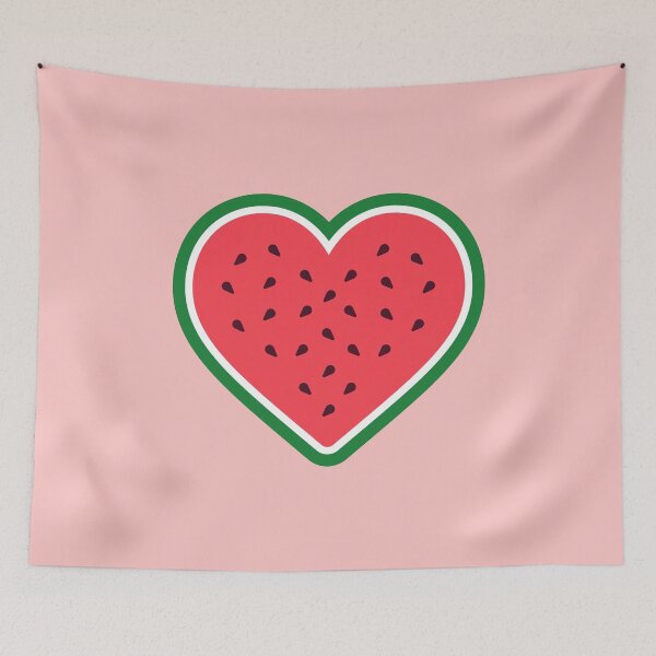 Item preview, Heart Watermelon | Pink BG designed and sold by ClaudiaGrosso.