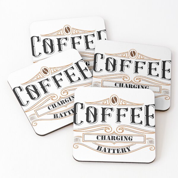 Item preview, Coffee Charging Battery Vintage Design  designed and sold by Saharan12.
