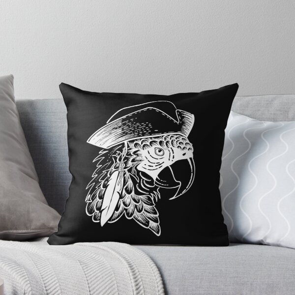 Item preview, Pirate Parrot Woodcut Style - No Text designed and sold by Luckiduck.