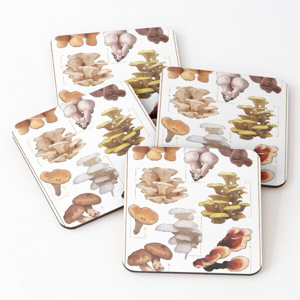 Item preview, Mushrooms of the Philippines designs designed and sold by riobot.