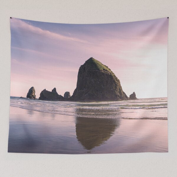 Item preview, Cannon Beach Oregon and Haystack Rock designed and sold by anthonylonder.