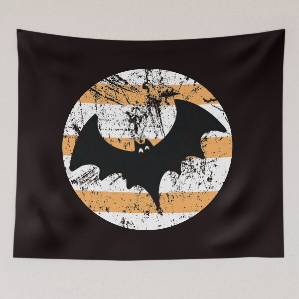 Item preview, Vintage distress retro Halloween Bat designed and sold by JAZTshirt.