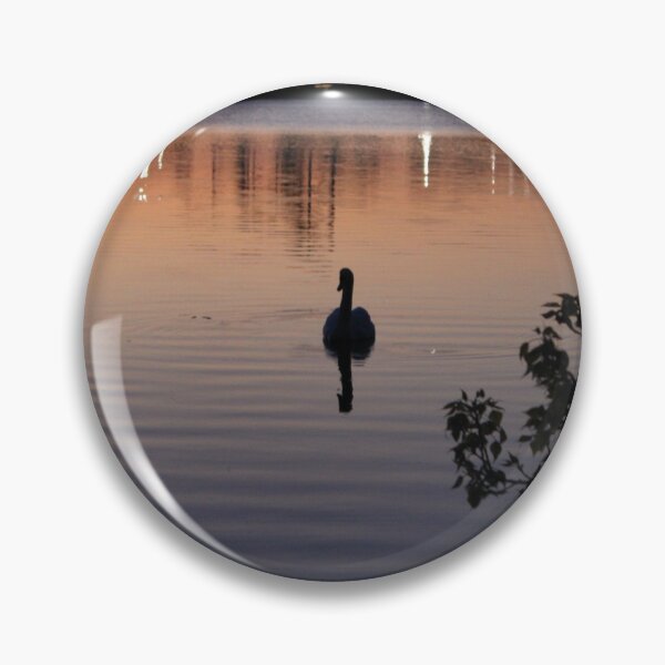 Item preview, The Sunset Swan Silhouette designed and sold by MarkGoughImages.
