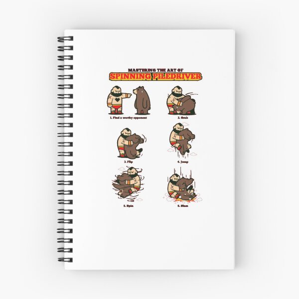 Item preview, Piledriver Tutorial Zangief  Street Fighter designed and sold by A Little Bit of  Everything.