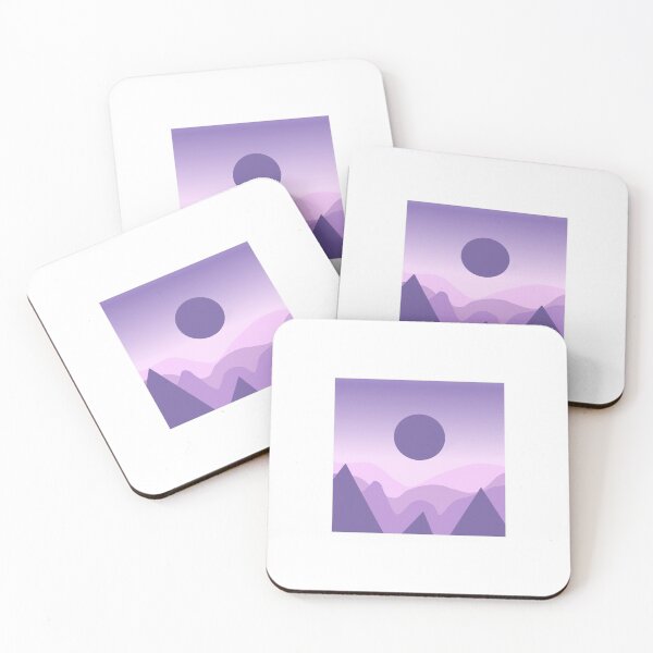 Item preview, Simple purple landscape designed and sold by CheeryCreative.