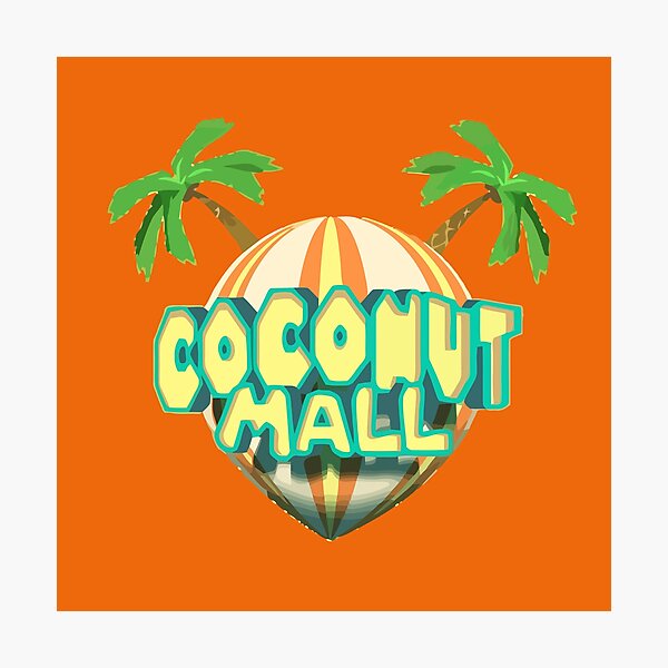 "Coconut Mall Logo" Photographic Print for Sale by Vince19Drums