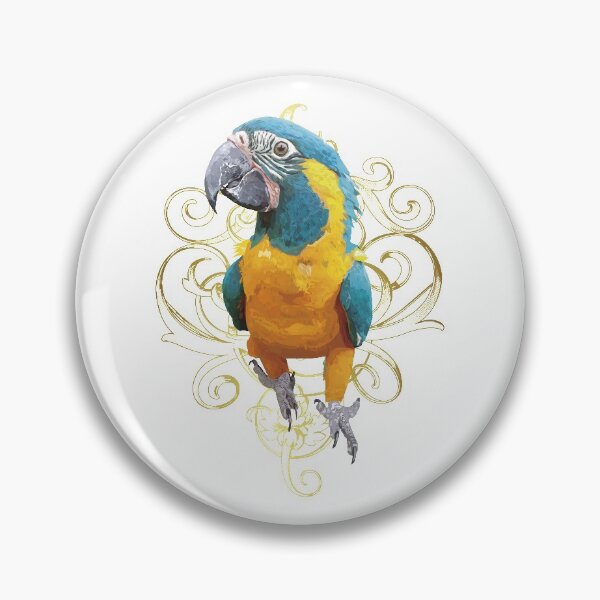 Item preview, Bluebeard macaw designed and sold by obscurite.