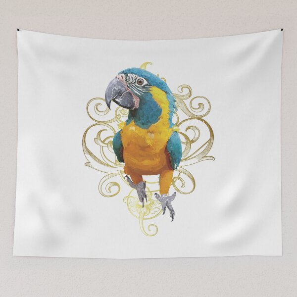 Item preview, Bluebeard macaw designed and sold by obscurite.
