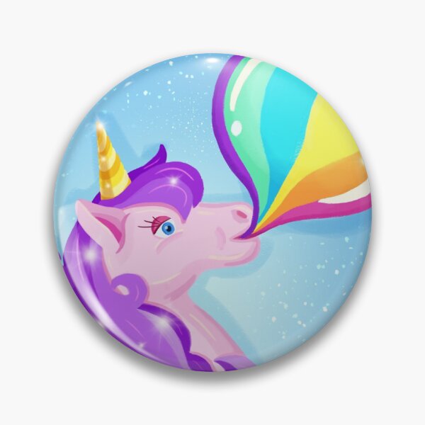 Item preview, Unicorn and rainbow bubble gum designed and sold by GraziBarth.