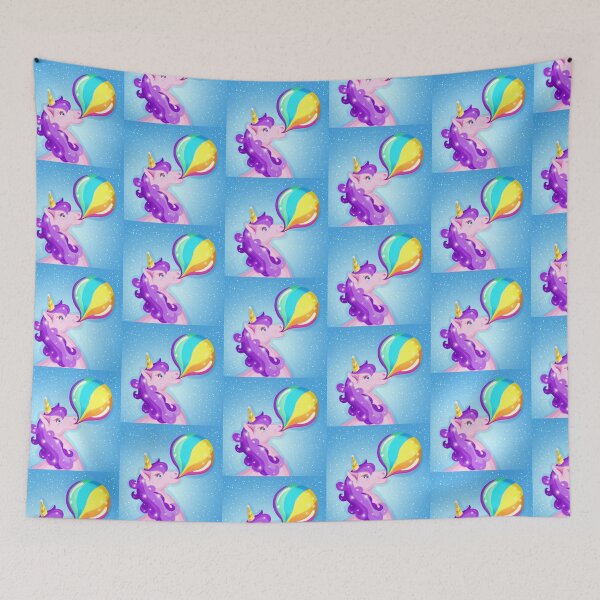 Item preview, Unicorn and rainbow bubble gum designed and sold by GraziBarth.