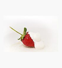 Strawberries & Cream II Photographic Print