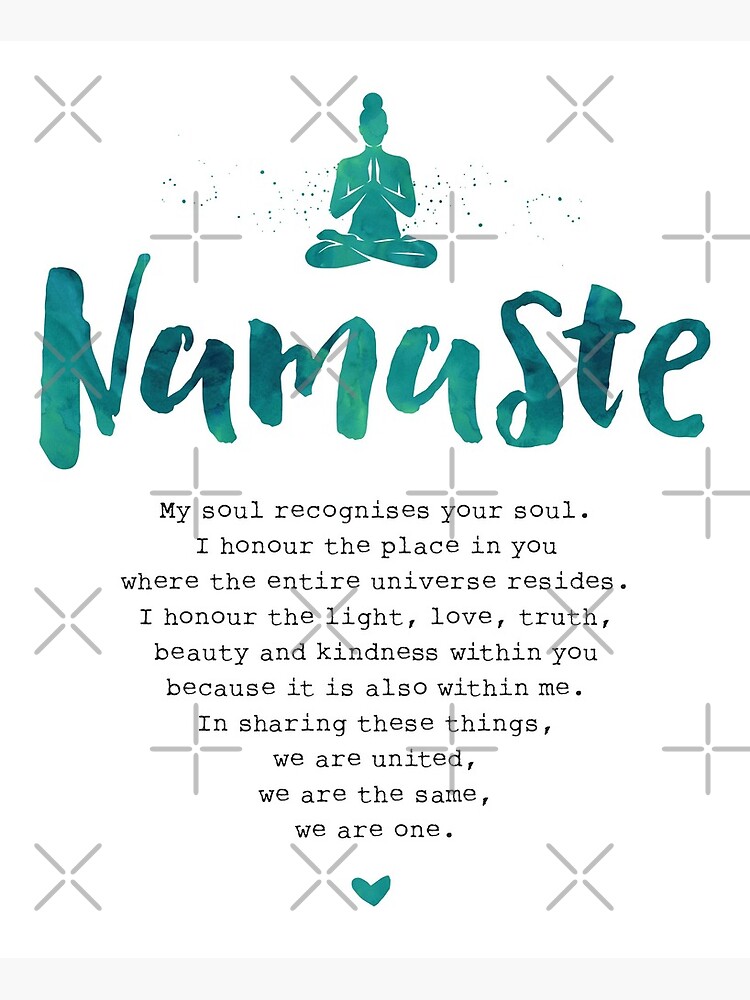 Namaste Definition The Divine In Me Honors The Divine In You Pullover Hoodie