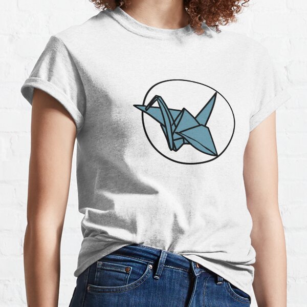 Item preview, Origami Paper Crane Illustration, Blue designed and sold by mushroomentity.