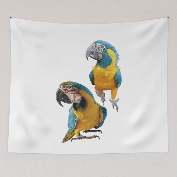 Item preview, Bluebeard macaw designed and sold by obscurite.