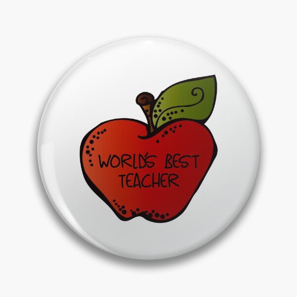 Item preview, World’s Best Teacher! (on White) designed and sold by PawsitiveMum.
