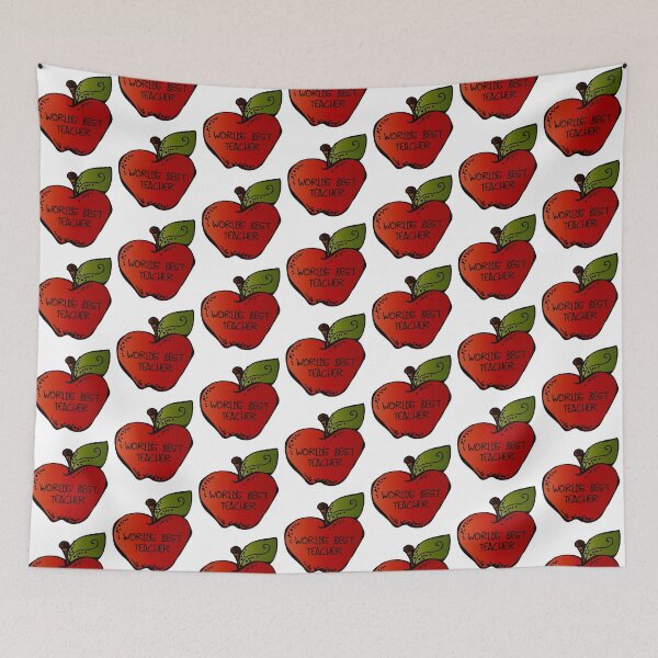 Item preview, World’s Best Teacher! (on White) designed and sold by PawsitiveMum.