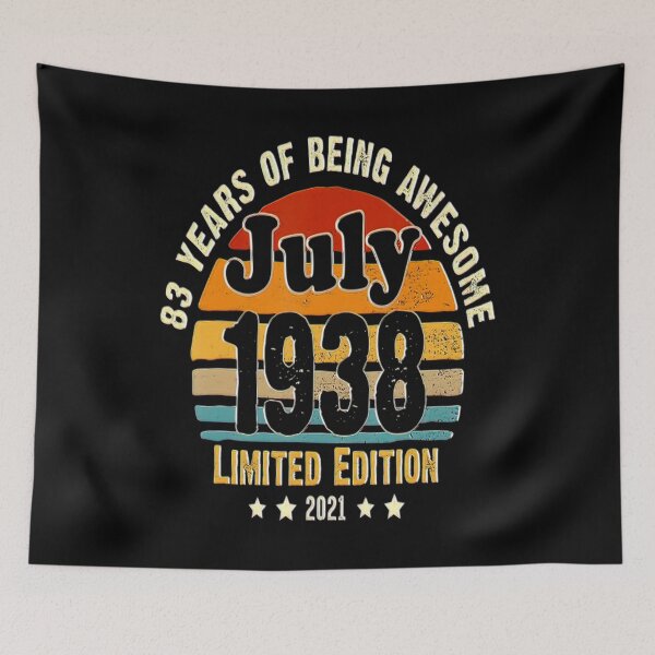 Item preview, Born In July 1938 83 Year Old Birthday Limited Edition designed and sold by BargerStore.
