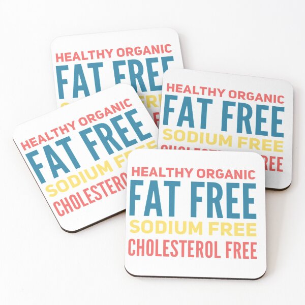 Item preview, Healthy Organic Fat Sodium Cholesterol Free Reminder Motivational Funny designed and sold by HppyStrngHelthy.