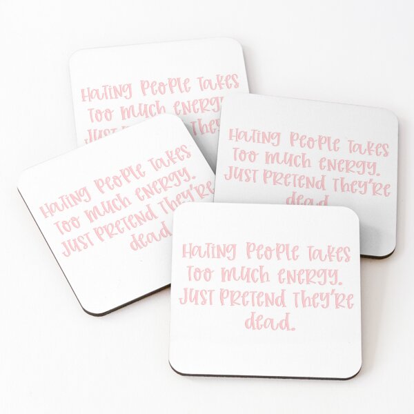 Item preview, Funny “Hating People Takes Too Much Energy…” quote designed and sold by Janie-O.