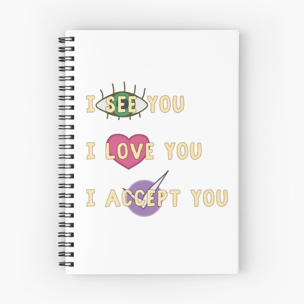 Item preview, I See You I Love You I Accept You Heart, Eye, Checkmark - Equality designed and sold by ViewerEqualsPhoton.