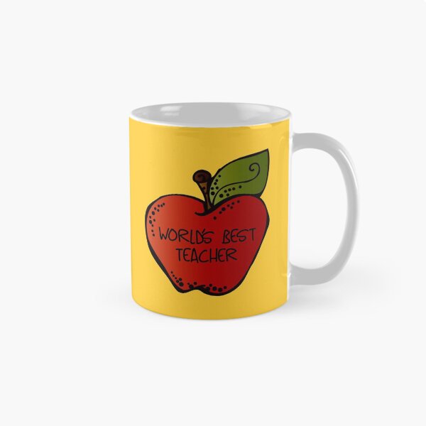 Item preview, World’s Best Teacher! (on Yellow) designed and sold by PawsitiveMum.
