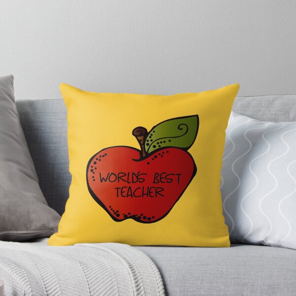 Item preview, World’s Best Teacher! (on Yellow) designed and sold by PawsitiveMum.