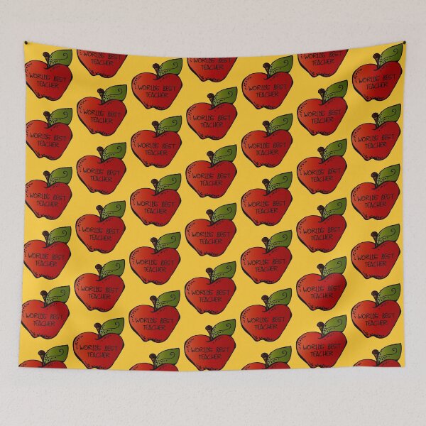 Item preview, World’s Best Teacher! (on Yellow) designed and sold by PawsitiveMum.