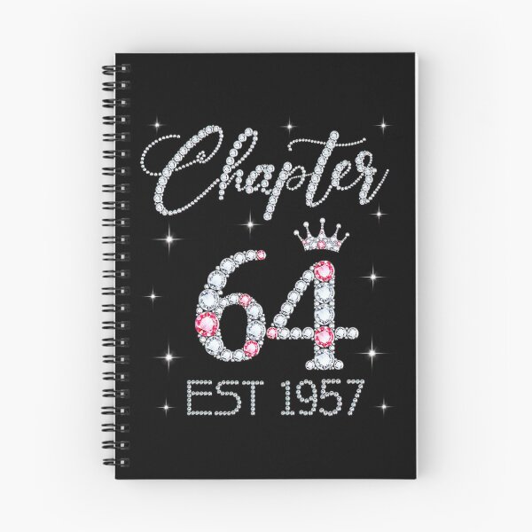 Aperçu de l'œuvre Chapitre 64 Est 1957 64e anniversaire Tee cadeau pour femmes dames créée et vendue par BargerStore.