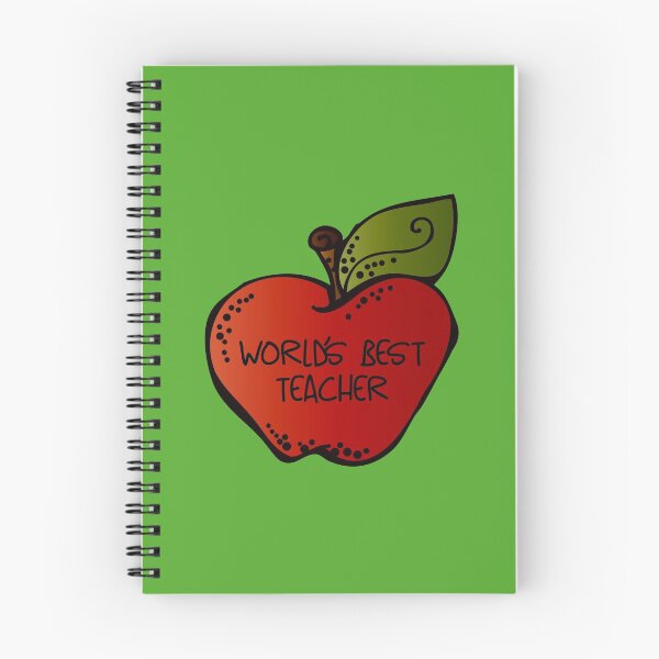 Item preview, World’s Best Teacher! (on Green) designed and sold by PawsitiveMum.