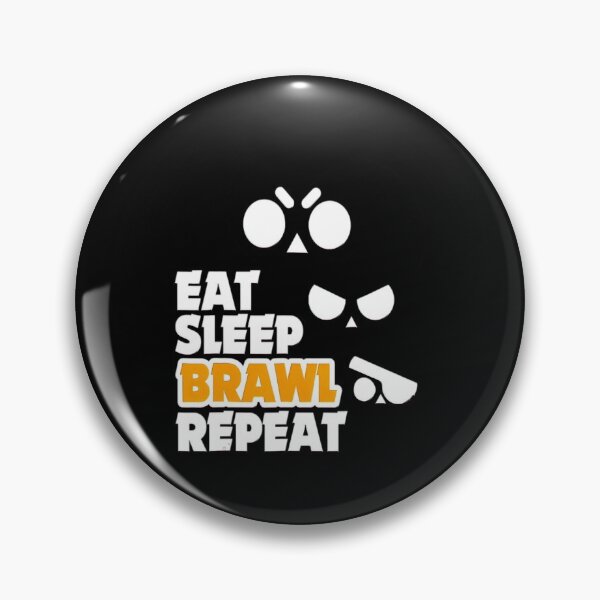 Item preview, Eat Sleep Brawl Repeat Gamer Mobile Game Brawl With Stars designed and sold by BargerStore.