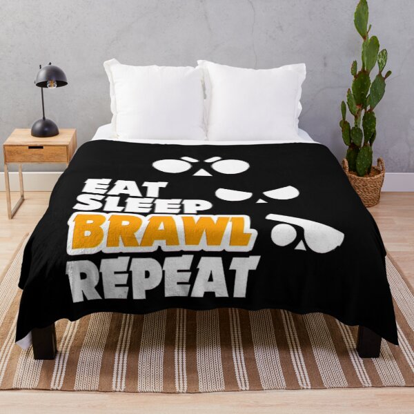 Item preview, Eat Sleep Brawl Repeat Gamer Mobile Game Brawl With Stars designed and sold by BargerStore.