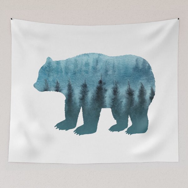 Item preview, Pine Forest Bear designed and sold by Yorda Creative.