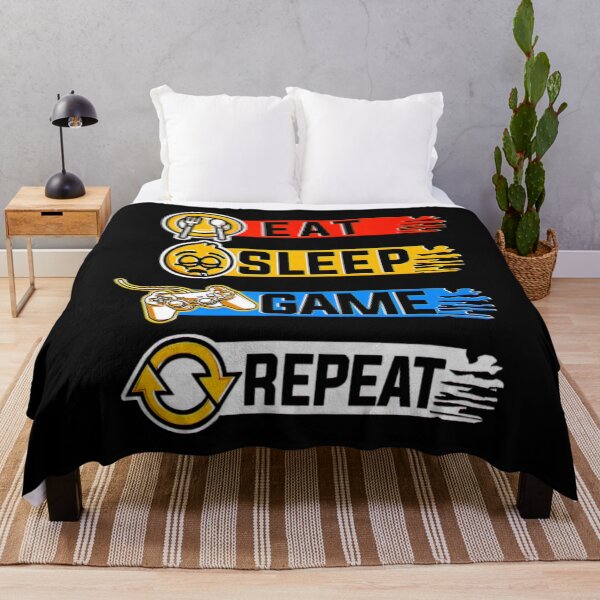 Item preview, Eat Sleep Game Repeat Funny Video Games Graphic Gamer Gift designed and sold by BargerStore.
