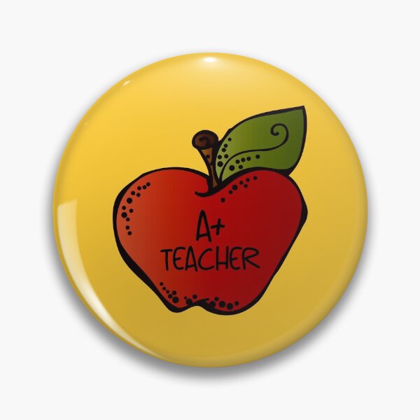 Item preview, A+ Teacher! (on Yellow) designed and sold by PawsitiveMum.