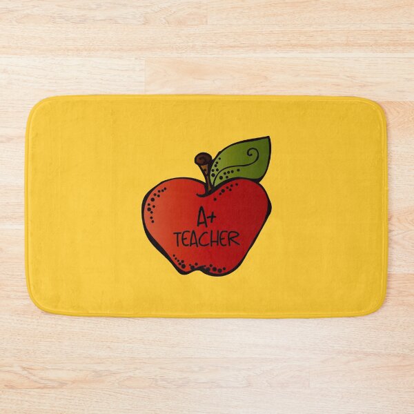 Item preview, A+ Teacher! (on Yellow) designed and sold by PawsitiveMum.