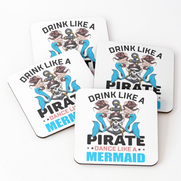 Item preview, Drink Like A Pirate Dance Like A Mermaid designed and sold by infleims.
